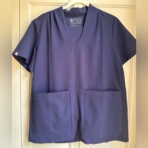 Navy Petite Figs Scrubs